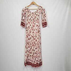 Altar'd State  Floral Maxi Dress Off the shoulder or on  Size S  cottagecore